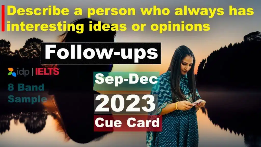 Describe a person who always has interesting ideas or opinions