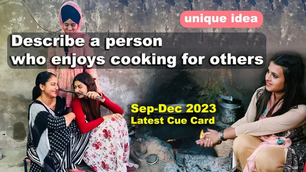 Describe a person who enjoys cooking for others