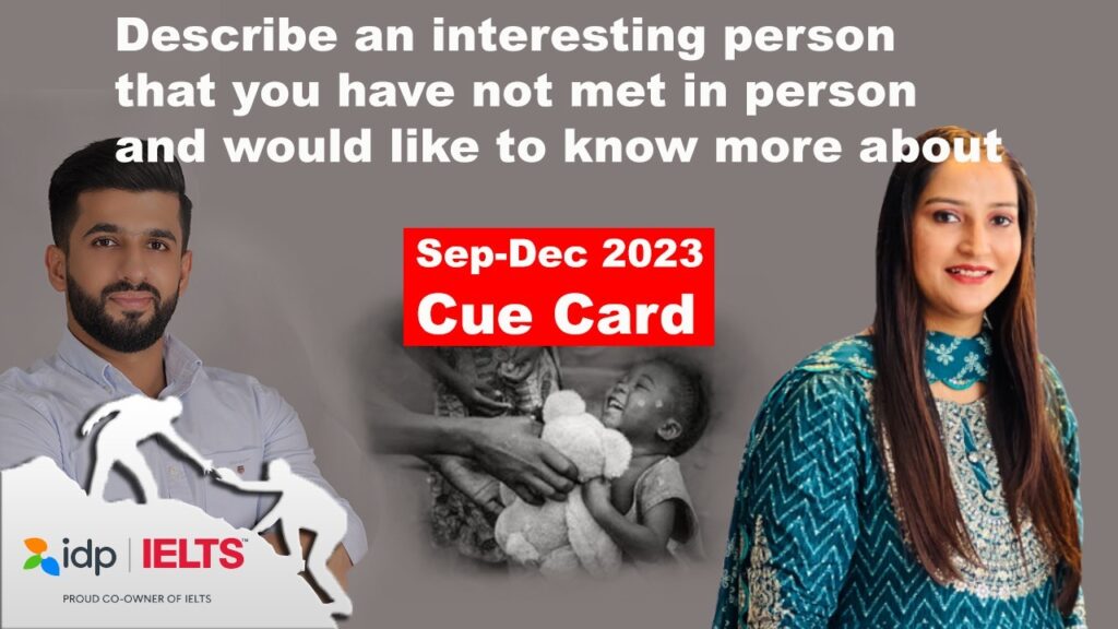 Describe an interesting person that you have not met in person and would like to know more about