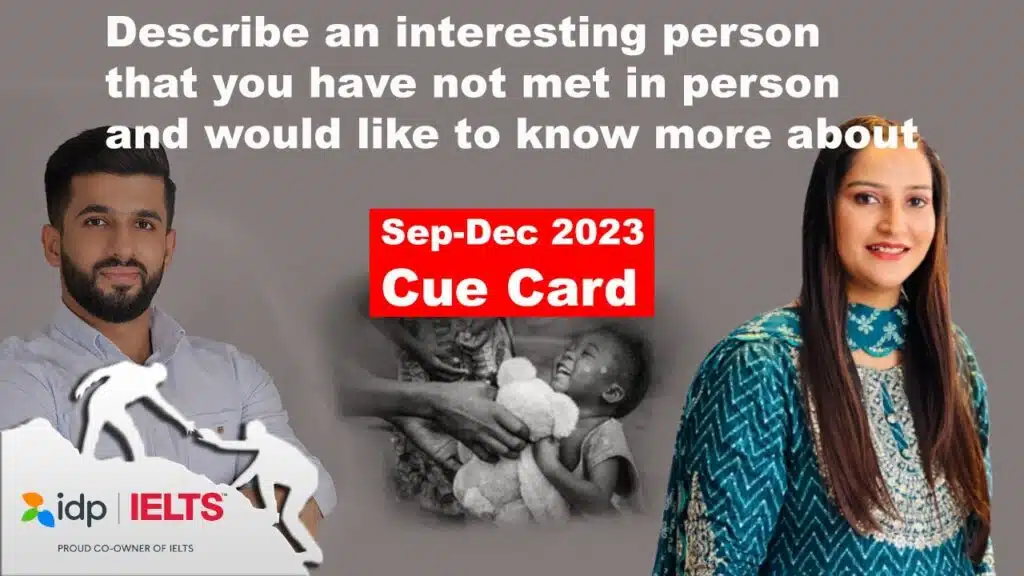 Describe an interesting person that you have not met in person and would like to know more about