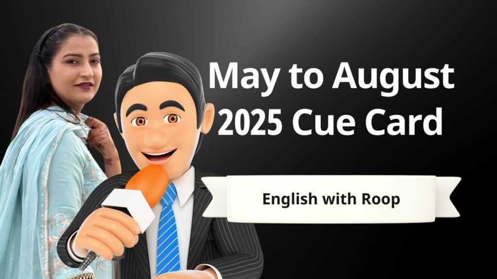 May to August 2025 Cue Card