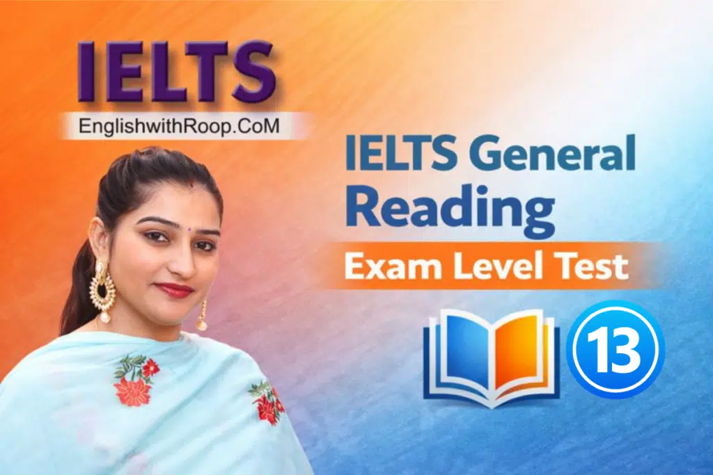 IELTS General Reading Practice Test – Real Exam 2026 | Test 13