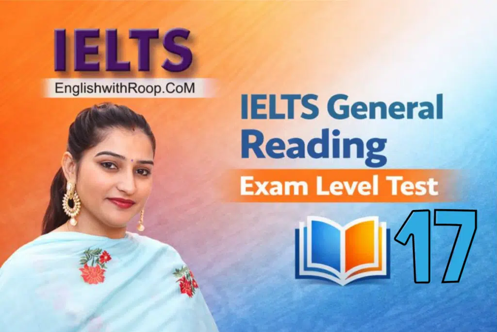 IELTS General Reading Practice Test – Real Exam 2026 | Test 17