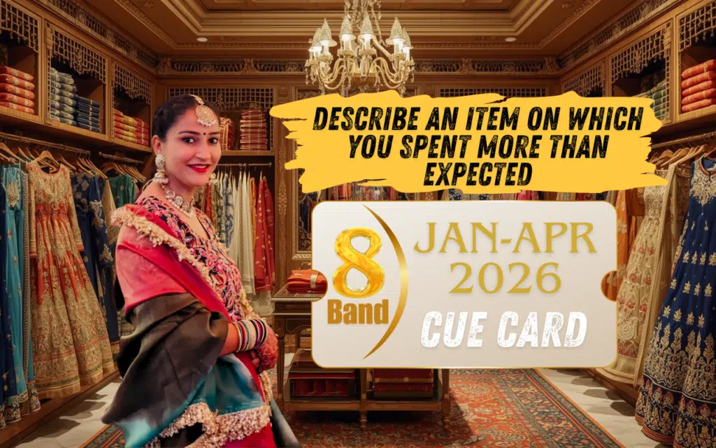 Describe an Item on Which You Spent More Than Expected | IELTS Speaking Cue Card with Sample Answer